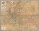 Karte von Europa und dem Mittelländischen Meere