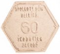 Peněžní známka s hodnotou 60