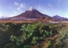 Mexická sopka Popocatépetl