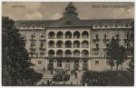 Průčelí Sanatoria Priessnitz v Lázních Jeseník (čb. pohlednice)