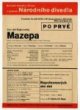 „Mazepa“: opera