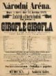 Divadelní cedule Giroflé-Girofla