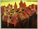 ŠVANDA DUDÁK: opona s malbou města