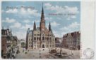 Radnice, Neptunova kašna - ´Gruss aus Reichenberg // Altstädter Platz mit Rathaus.´