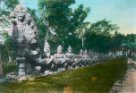 Balustráda mostu vedoucího k Angkor Thom