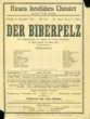 Divadelní cedule Der Biberpelz