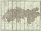 General-Reise-Karte von der Schweiz und Tyrol mit Vorarlberg und einen beträchtlichen Theile der angränzenden Länder, besonders von Ober-Italien