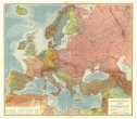 Podrobná politická mapa Europy