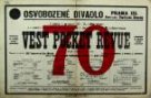 Plakát Osvobozeného divadla: V+W: Vest pocket revue