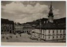 Masarykovo náměstí  v Jeseníku, 60. léta 20. století (pohlednice)