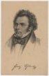 Portrét Franze Schuberta (čb. pohlednice)