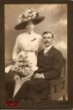 Svatební fotografie Ferdinanda Hergeta s Augustinou Mouchovou
