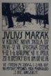Plakát výstavy Julia Mařáka v Kolíně 1905