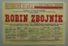 Plakát Osvobozeného divadla: V+W: Robin zbojník