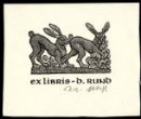 Exlibris - Dva zajíci