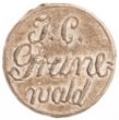 Nouzové platidlo s hodnotou 1/2 krejcaru vídeňské měny