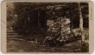 Pramen Pokroku v areálu Lázní Jeseník na snímku z 19. století