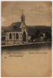 Kostel a škola v osadě Ramzová (pohlednice)
