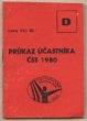 Průkaz účastníka ČSS 1980