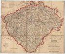 Karte der Volks-Schul-Bezirke, der Mittelschulen, Lehrer-Bildungsanstalten und gewerblichen Fachschulen des Königreiches Böhmen
