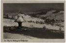 Turistické odpočívadlo Hříbek nad Dolním Údolím na historické pohlednici (1942)