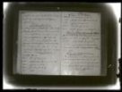 Skeny dvoustránky 43 a 44 z rukopisného deníku receptury