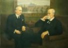 Dvojportrét T. G. Masaryka a E. Beneše