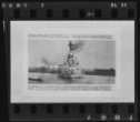Fotografie, křižník Schleswig-Holstein útočí na Westerplatte u Gdaňsku