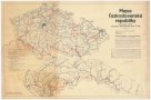 Mapa Československé republiky