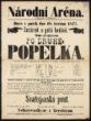 Divadelní cedule Popelka