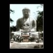 J. Hloucha před sochou velkého Buddhy
