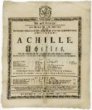 Divadelní cedule Achille oder Achilles