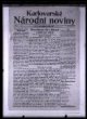 1945- 21. V. - po osvobození, Karlovarské Národní noviny č. 3/ 21. V. 1945, nemůžeme žít s Němci v jednom státě.