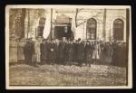 Symon Petljura a Jevhen Petruševyč na slavnosti v Kamenci Podolském 1. listopadu 1919