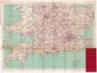 Bacon's motoring map of England & Wales