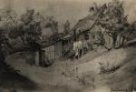 Carl Goebel: dřevěný dům v jesenických lázních (asi r. 1847)
