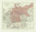 Post- & Reise- Karte von Deutschland und den nachbar Staaten