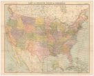 Karte der Vereinigten Staaten von Nordamerika