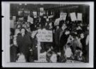 Fotografie, protiválečná demonstrace při Johnsonově příjezdu do New Yorku