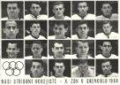 Reprezentační hokejový tým. ZOH Grenoble 1968