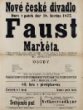 Divadelní cedule Faust a Markéta