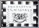 Prapor věnovaný Sokolstvu prezidentem Masarykem