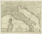 Carte de l'Italie et des pais circonuoisins
